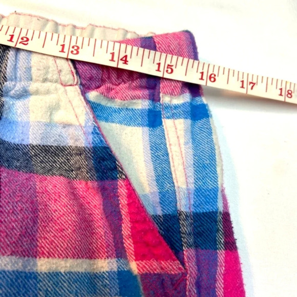 Flannel Plaid Straight Leg Pajama Pants / Small - Picture 5 of 9